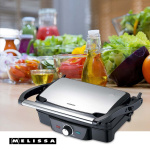 MELISSA Panini / Table grill 1600W Black / Stainless Steel top housing MELISSA Panini / Table grill 1600W Black / Stainless Steel top housing