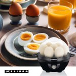 MELISSA Egg boiler 7 eggs with transparent button 360W Black