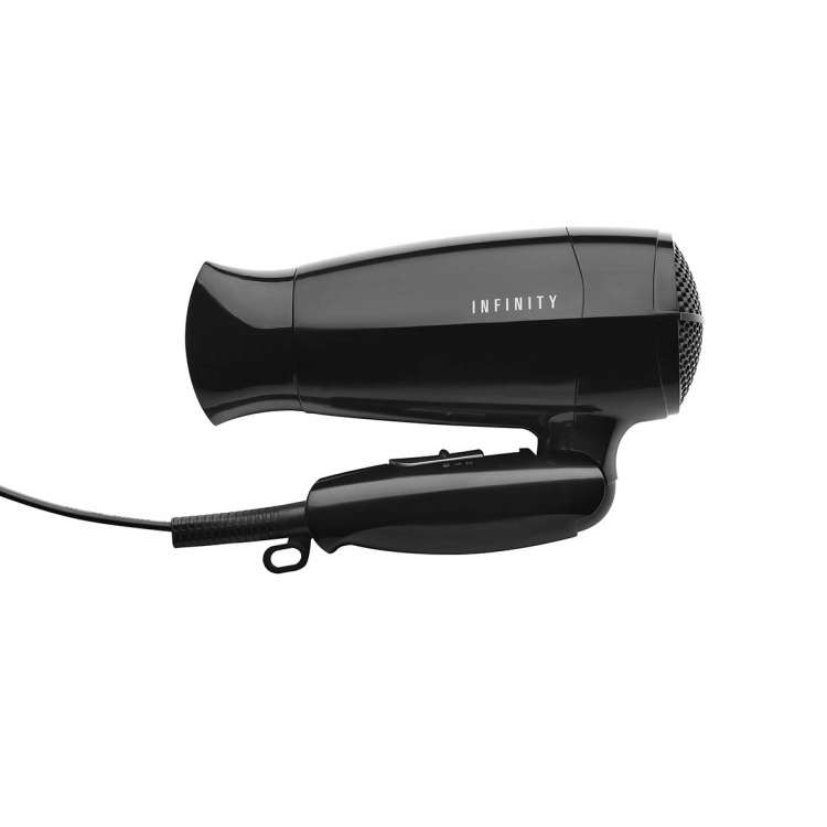 MELISSA Hair dryer with foldable handle 1600W Black MELISSA Hair dryer with foldable handle 1600W Black