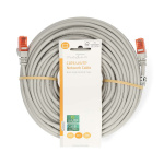 Nedis CAT6 Cable | RJ45 Male | RJ45 Male | U/UTP | 30.0 m | Round | PVC | Grey | Label