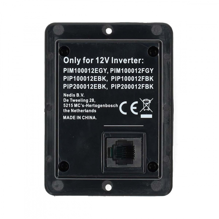 Nedis Power Inverter Remote Control | 6.00 m | RJ12 | Black