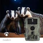 Nedis Wildlife Camera | 4K@10fps | 50 MPixel | 5 MPixel CMOS | IP65 | Black No-Glow IR | Night vision | Viewing angle: 60 ° | Motion sensor | Detection angle: 130 ° | Detection range: 20 m | Screen size: 2.4 
