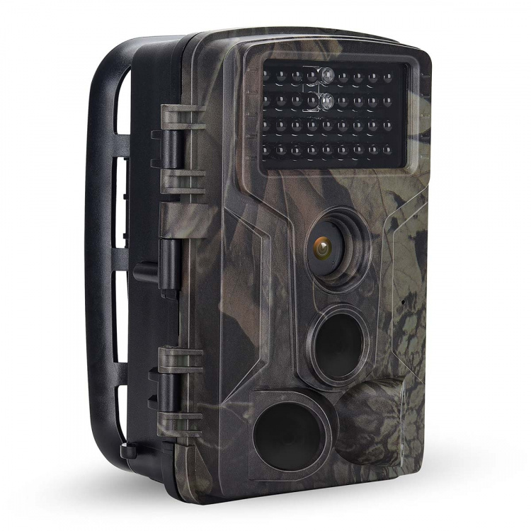 Nedis Wildlife Camera | 4K@10fps | 50 MPixel | 5 MPixel CMOS | IP65 | Black No-Glow IR | Night vision | Viewing angle: 60 ° | Motion sensor | Detection angle: 130 ° | Detection range: 20 m | Screen size: 2.4 
