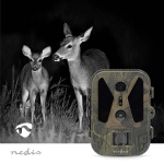 Nedis Wildlife Camera | 4K@10fps | 50 MPixel | 8 MPixel CMOS | IP65 | Black No-Glow IR | Night vision | Viewing angle: 100 ° | Motion sensor | Detection angle: 120 ° | Detection range: 25 m | Screen size: 2.4 