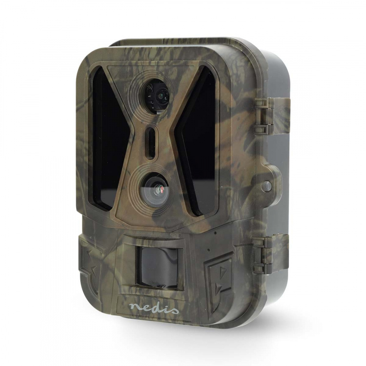 Nedis Wildlife Camera | 4K@10fps | 50 MPixel | 8 MPixel CMOS | IP65 | Black No-Glow IR | Night vision | Viewing angle: 100 ° | Motion sensor | Detection angle: 120 ° | Detection range: 25 m | Screen size: 2.4 