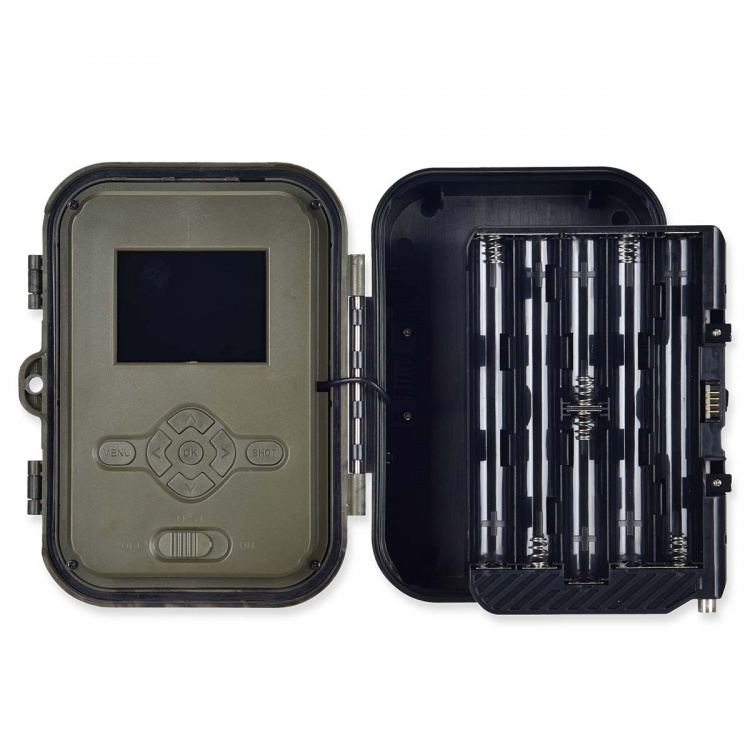 Nedis Wildlife Camera | 4K@10fps | 50 MPixel | 8 MPixel CMOS | IP65 | Black No-Glow IR | Night vision | Viewing angle: 100 ° | Motion sensor | Detection angle: 120 ° | Detection range: 25 m | Screen size: 2.4 