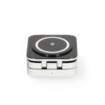 Nedis Wireless Charger | 3-in-1 | 2.5 / 5 / 15 W | LED-indicator in use | Including cable | USB-A / USB-C™ | 1.50 m