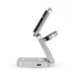 Nedis Wireless Charger | 3-in-1 | 2.5 / 5 / 15 W | LED-indicator in use | Including cable | USB-A / USB-C™ | 1.50 m