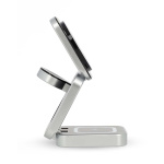 Nedis Wireless Charger | 3-in-1 | 2.5 / 5 / 15 W | LED-indicator in use | Including cable | USB-A / USB-C™ | 1.50 m