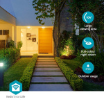 Nedis SmartLife Outdoor Camera | 3MP Full HD 1296p | Pan tilt | IP65 | Cloud Storage (optional) / microSD (not included) / Onvif | 5 V DC | With motion sensor | Night vision | White