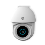 Nedis SmartLife Outdoor Camera | 3MP Full HD 1296p | Pan tilt | IP65 | Cloud Storage (optional) / microSD (not included) / Onvif | 5 V DC | With motion sensor | Night vision | White