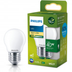 Philips LED E27 Klot P45 2,3W (40W) Frostad 485lm 2700K Energiklass A