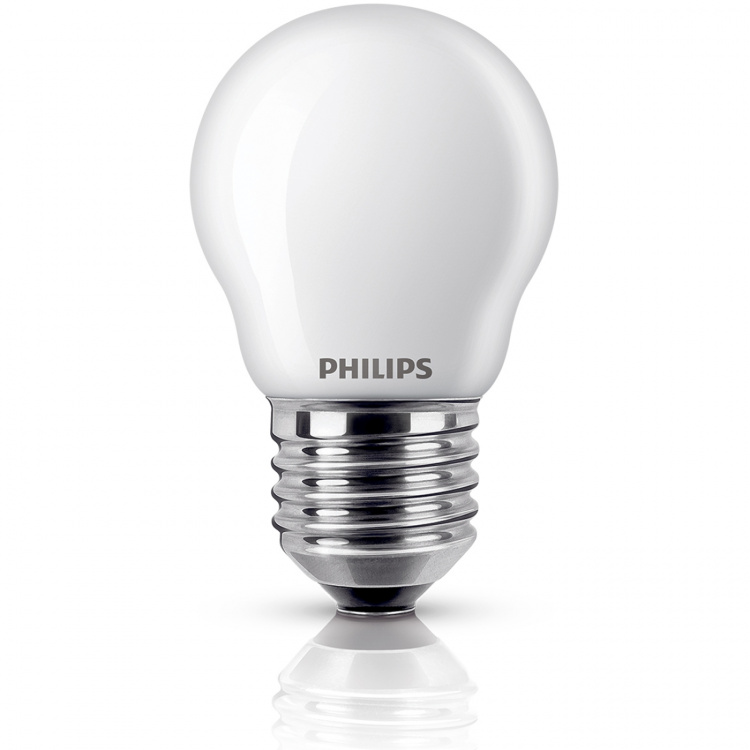 Philips LED E27 Klot P45 2,3W (40W) Frostad 485lm 2700K Energiklass A