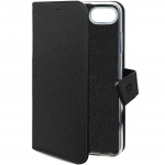 Celly Wally Wallet Case iPhone SE 4 Svart