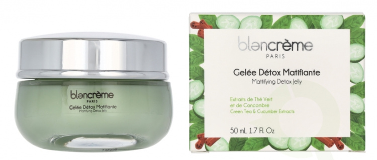 Blancreme Mattifying Detox Jelly 50 ml Green Tea & Cucumber Extracts
