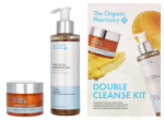 The Organic Pharmacy Double Cleanse Set 250 ml Carrot butter Cleanser 50 ml/Rose Facial Cleansing Gel 200 ml