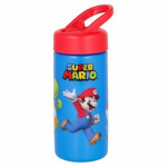 Super Mario Stor - Sipper Water Bottle (410ml) - Super Mario (088808718-21401)
