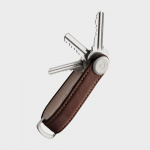 Orbitkey Leather Key Organiser - Espresso/Brown
