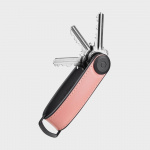 Orbitkey Hybrid Leather Key Organiser - Pastel Pink