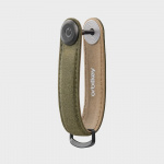 Orbitkey Waxed Canvas Key Organiser - Khaki Green
