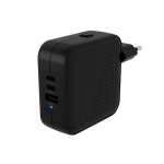 Targus Hyper - HyperJuice 70W USB-C GaN Travel Charger (2C+1A) - Black Targus Hyper - HyperJuice 70W USB-C GaN Travel Charger (2C+1A) - Black
