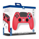 Trade Invaders Wireless Controller for PS4 with 3,5mm jack slot - LED - Red Trade Invaders Wireless Controller for PS4 with 3,5mm jack slot - LED - Red