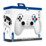 Trade Invaders Wireless Controller for PS4 with 3,5mm jack slot - LED - White