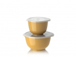 Rosti NEW Margrethe bowls, Set of 2 + lids - Curry