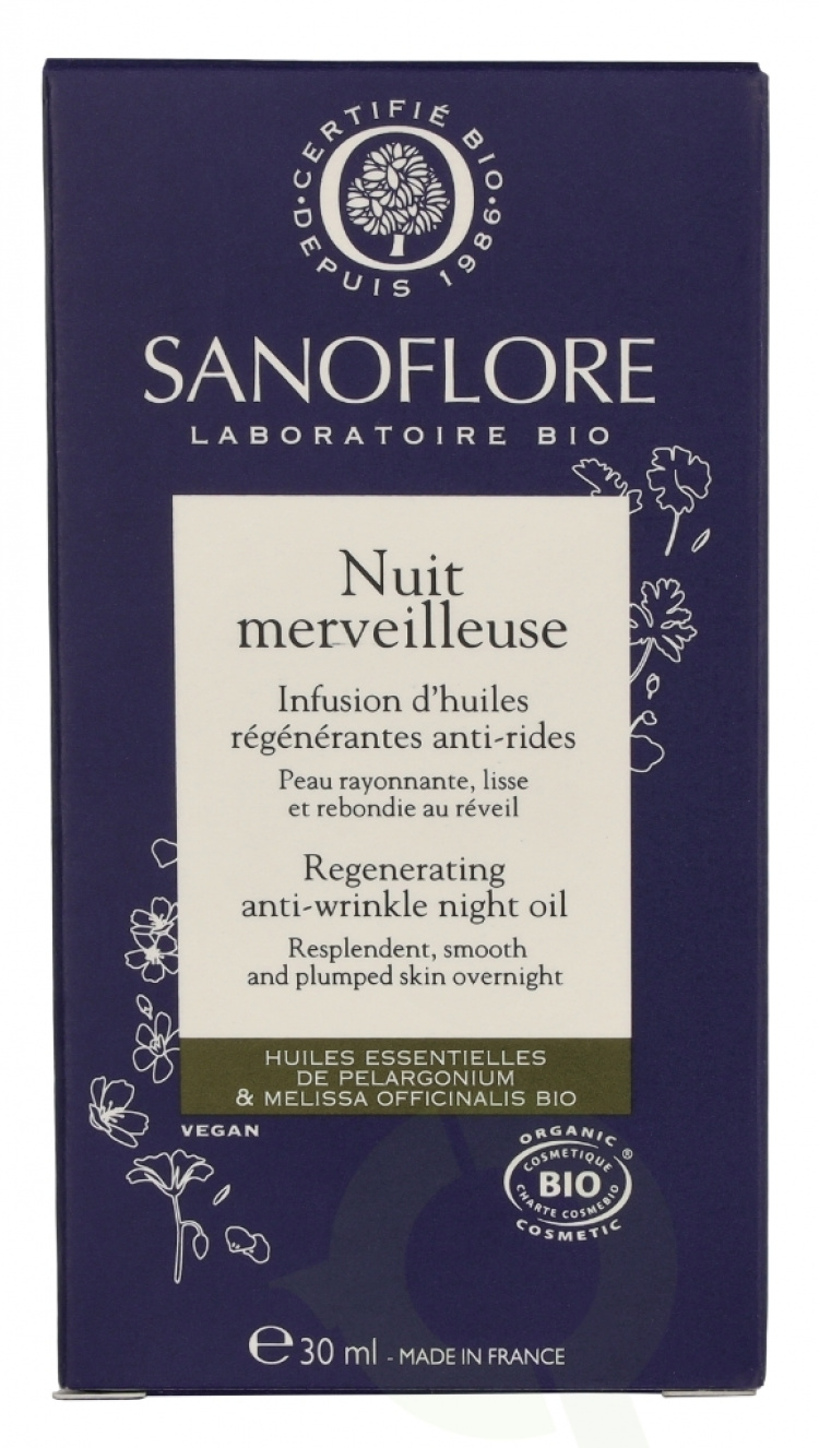 Sanoflore Essence Merveilleuse Night Concentrate 30 ml