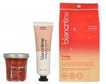Blancreme Hand Cream Duo 70 ml Hand Cream 30ml/Scrub 40ml - Strawberry/Pomegrante