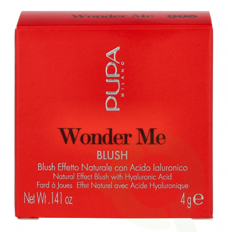 Pupa Milano Pupa Wonder Me Blush 4 g #006 First Kiss Radiant