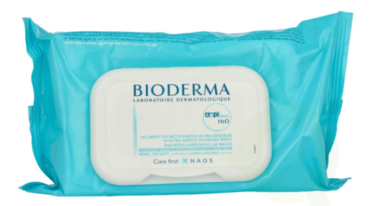 Bioderma ABCDerm H2O Lingettes Pack De 60 1 piece