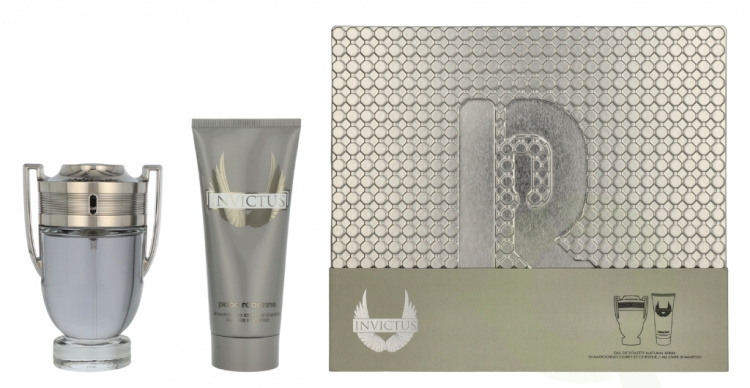 Paco Rabanne Invictus Giftset 200 ml Edt Spray 100ml/Shower Gel 100ml