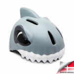Crazy Safety Shark Bicycle Helmet - Grey (100501-01-01)