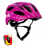 Crazy Safety Spots Bicycle Helmet - Pink (160101-03-01)