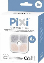 catit Coal Filter For Pixi 2.5L 6pcs - (785.0487)