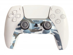 Piranha PS5 Controller Skins - Camo Blue