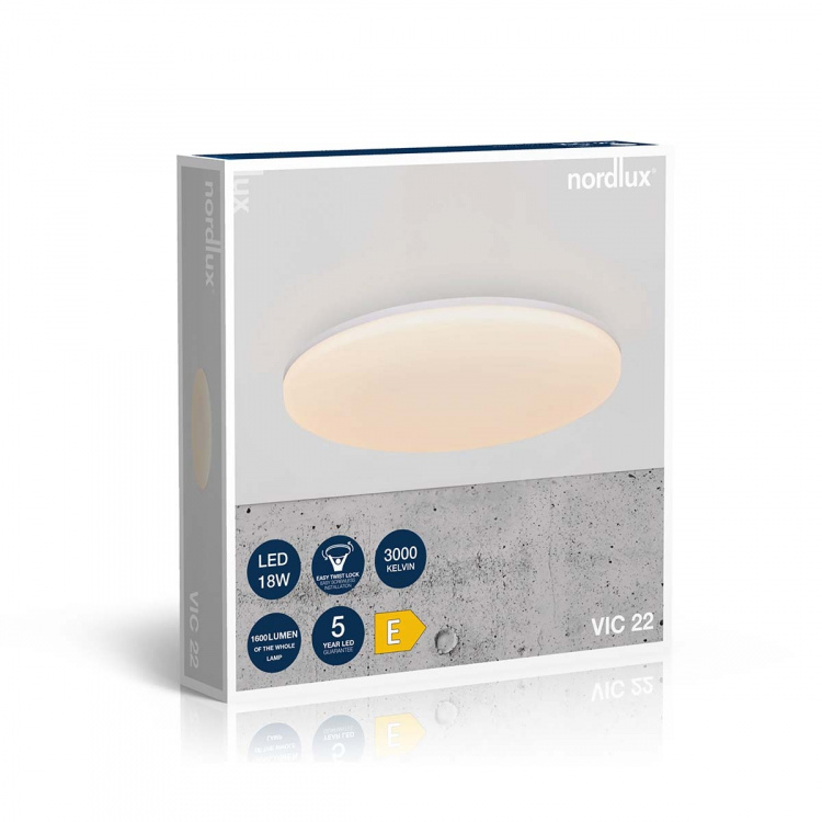 Nordlux Vic 22 1600lm 3000K Ceiling light White