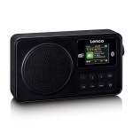 Lenco Portable DAB+/FM radio with Bluetooth® Black Lenco Portable DAB+/FM radio with Bluetooth® Black