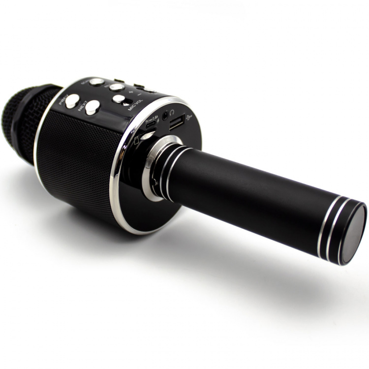 Denver Bluetooth Karaoke Microphone with built-in speaker. Black in colour