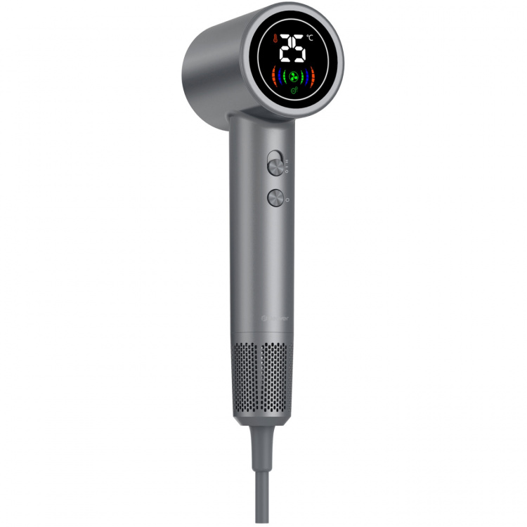 Denver Hairdryer with Led display Dark grey Denver Hairdryer with Led display Dark grey