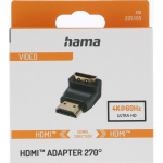 Hama Adapter Hdmi 270 Degree Gold Black Hama Adapter Hdmi 270 Degree Gold Black