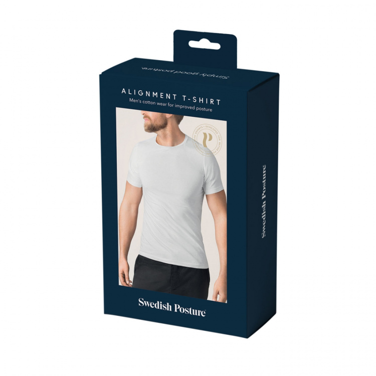 SWEDISH POSTURE Alignment Posture T-shirt Cotton Man White S