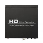 North SCART+HDMI to HDMI HD Converter and Switch Black