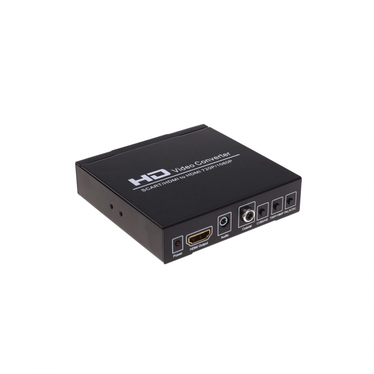 North SCART+HDMI to HDMI HD Converter and Switch Black
