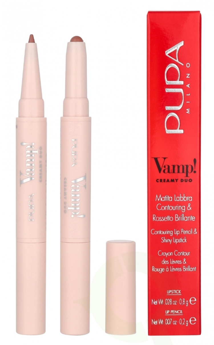 Pupa Milano Pupa Vamp! Creamy Duo Lip Pencil 1 g #001 Fair Nude