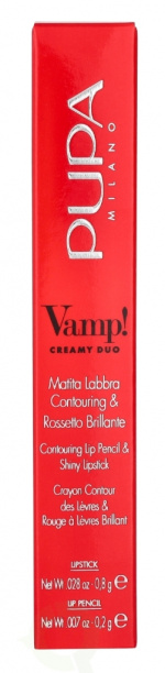 Pupa Milano Pupa Vamp! Creamy Duo Lip Pencil 1 g #001 Fair Nude