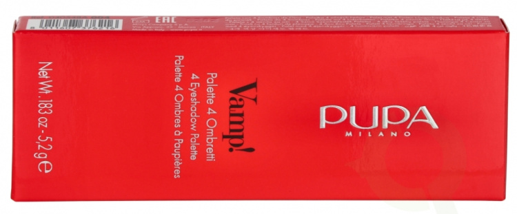 Pupa Milano Pupa Vamp! Palette 4 Ombres 5.2 g #04 Vibrant Plum