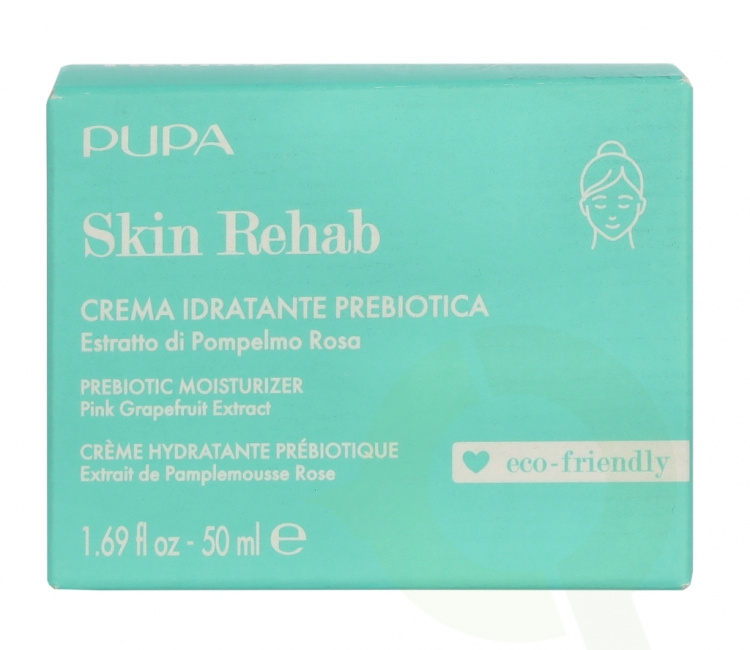 Pupa Milano Pupa Skin Rehab Prebiotic Moisturizer Cream 50 ml Pink Grapefruit Extract