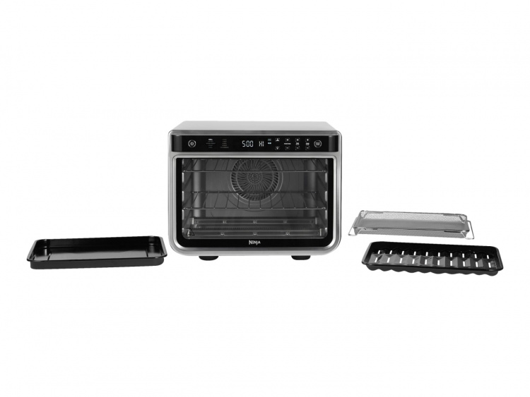 Ninja Foodi DT200EU Electric oven with grill/convection grill Silver/black
